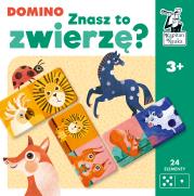Znasz to zwierzę? Domino. Autor: JOANNA GWIS. Dadada.pl Okładka książki Znasz to zwierzę? Domino