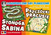 2 gry Stonoga Sabina/Pszczółki Pracusie. Wydawca: KOMLOGO. Dadada.pl Opakowanie 2 gry Stonoga Sabina/Pszczółki Pracusie