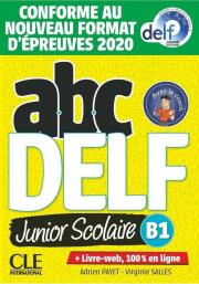 ABC DELF Junior Scolaire B1 książka + CD. Autor: Payet Adrien, Salles Virginie. Dadada.pl Okładka książki ABC DELF Junior Scolaire B1 książka + CD