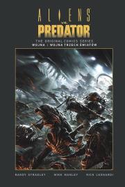 Aliens vs. Predator - Wojna i Wojna Trzech Światów. Autor: Stradley Randy, Michael Manley, Rick Leonardi. Dadada.pl Okładka książki Aliens vs. Predator - Wojna i Wojna Trzech Światów