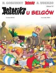 Asteriks u Belgów Tom 24. Autor: René Goscinny, A. Uderzo. Dadada.pl Okładka książki Asteriks u Belgów Tom 24