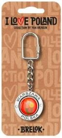 Opakowanie Brelok I love Poland Warszawa ILP-BRE-C-WAR-02