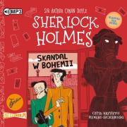 CD MP3 Skandal w Bohemii. Sherlock Holmes. Tom 11. Autor: Sir Arthur Conan Doyle. Dadada.pl Okładka książki CD MP3 Skandal w Bohemii. Sherlock Holmes. Tom 11