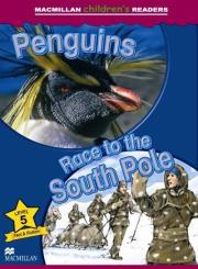 Okładka książki Children's: Penguins 5 The race to the South Pole