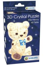 Crystal puzzle Miś Henry brązowy. Wydawca: Bard Centrum Gier. Dadada.pl Opakowanie Crystal puzzle Miś Henry brązowy