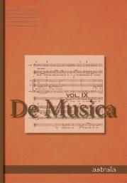 De musica Vol IX. Autor: praca zbiorowa. Dadada.pl Okładka książki De musica Vol IX