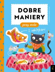Dobre maniery przy stole. Autor: Patrycja Wojtkowiak-Skóra. Dadada.pl Okładka książki Dobre maniery przy stole