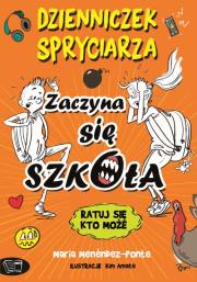 Okładka książki Dzienniczek spryciarza Zaczyna się szkoła