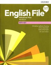 English File Advanced Plus Workbook with key. Autor: Latham-Koenig Christina, Oxenden Clive, Chomacki Kate. Dadada.pl Okładka książki English File Advanced Plus Workbook with key