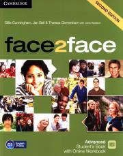 Okładka książki face2face Advanced Student's Book with Online Workbook