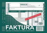 Opakowanie Faktura A5 brutto pełna poziom