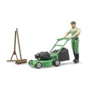 Opakowanie Figurka ogrodnika z kosiarką i akcesoriami