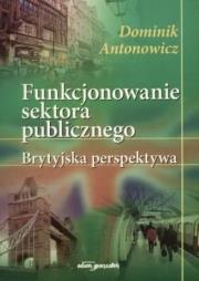 Okładka książki Funkcjonowanie sektora publicznego