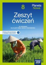 Geografia Planeta nowa zeszyt ćwiczeń dla klasy 8 szkoły podstawowej EDYCJA 2021-2023. Autor: Ryszard Przybył. Dadada.pl Okładka książki Geografia Planeta nowa zeszyt ćwiczeń dla klasy 8 szkoły podstawowej EDYCJA 2021-2023