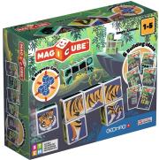 Opakowanie Geomag Magicube Jungle Animals + Cards 9 el.