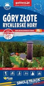 Góry Złote - Góry Rychlebskie 1: 40 000. Autor:   Praca zbiorowa. Dadada.pl Okładka książki Góry Złote - Góry Rychlebskie 1: 40 000