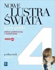 J.polski SS Nowe lustra świata podr.cz.4 ZPiRWSiP. Autor: Bobiński Witold, Pabisek Maciej. Dadada.pl Okładka książki J.polski SS Nowe lustra świata podr.cz.4 ZPiRWSiP