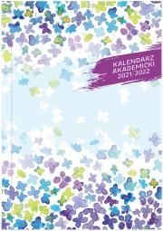 Okładka książki Kalendarz 2021/2022 akademicki A5 tygodniowy PCV bezbarwny motyle