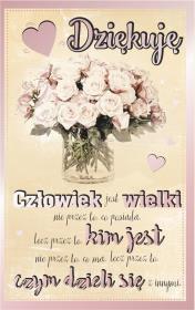 Opakowanie Karnet dziękuje AB MIX U21