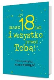 Opakowanie Karnet Osiemnastka K. B6-1891