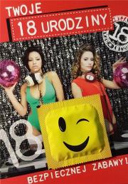Opakowanie Karnet Urodziny Osiemnastka Gift-M-09