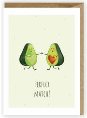 Opakowanie Kartka okolicznościowa Awokado, eko koperta K035