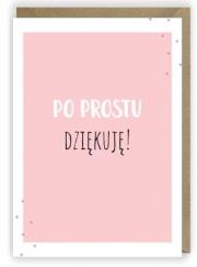 Opakowanie Kartka okolicznościowa, eko koperta Dziękuję K001