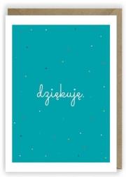 Opakowanie Kartka okolicznościowa, eko koperta Dziękuję K002