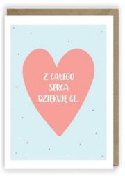 Opakowanie Kartka okolicznościowa, eko koperta Dziękuję K004