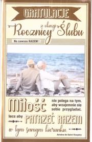 Opakowanie Kartka okolicznościowa Rocznica Ślubu R01