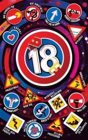 Opakowanie Kartka okolicznościowa Urodziny 18 US08