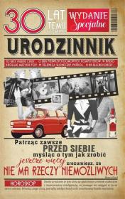 Opakowanie Kartka okolicznościowa Urodziny 30 U45