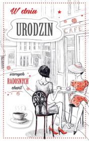 Opakowanie Kartka okolicznościowa Urodziny PS03