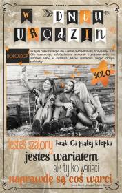 Opakowanie Kartka okolicznościowa Urodziny U37