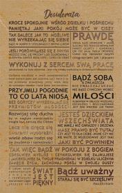 Opakowanie Kartka Tekstowa T04
