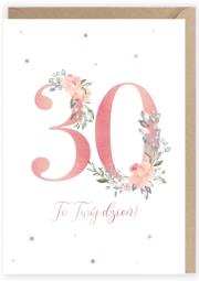 Opakowanie Kartka urodzinowa 30, eko koperta K099