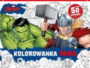 Okładka książki Kolorowanka fana. Marvel Avengers