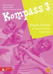 Kompass 3 AB w.2009 PWN. Autor: Reymont Elżbieta, Sibiga Agnieszka, Jezierska-Wiejak Małgorzata. Dadada.pl Okładka książki Kompass 3 AB w.2009 PWN