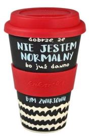 Opakowanie Kubek bambusowy BM-016 Nie jestem normalny