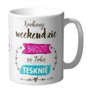 Opakowanie Kubek Q 640 Weekendzie bardzo za Tobą tęsknię