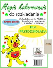 Magia kolorowania do rozkładania. Autor: Wileńska Agnieszka. Dadada.pl Okładka książki Magia kolorowania do rozkładania