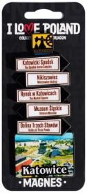 Opakowanie Magnes I love Poland Katowice ILP-MAG-C-KAT-21