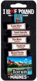 Opakowanie Magnes I love Poland Toruń ILP-MAG-C-TOR-07