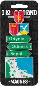 Opakowanie Magnes I love Poland Trójmiasto ILP-MAG-C-GD-12