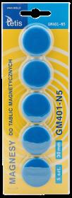 Opakowanie Magnesy do tablic Tetis niebieskie 30mm/5