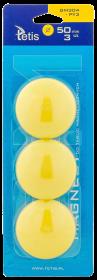 Opakowanie Magnesy do tablic Tetis żółte gładkie 50mm/3