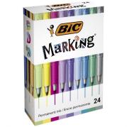 Opakowanie Marker Marking Color pernamentny 24 kolory BIC