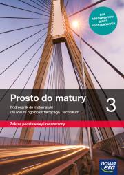 Okładka książki Matematyka LO 3 Prosto do matury Podr. ZPR 2021 NE