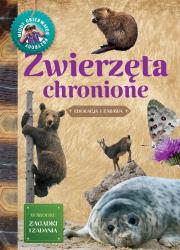 Młody Obserwator Przyrody. Zwierzęta chronione. Autor: Będkowska Hanna. Dadada.pl Okładka książki Młody Obserwator Przyrody. Zwierzęta chronione