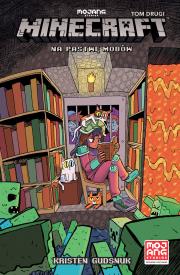 Na pastwę mobów. Minecraft komiks. Tom 2. Autor: Kristen Gudsnuk. Dadada.pl Okładka książki Na pastwę mobów. Minecraft komiks. Tom 2